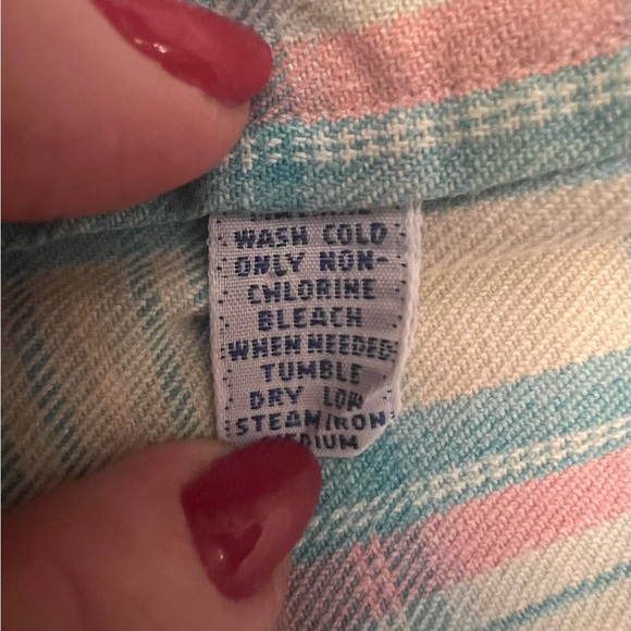 Vintage Mens Polo Ralph Lauren Plaid Shirt Size Large 100% Cotton - Picture 5 of 6